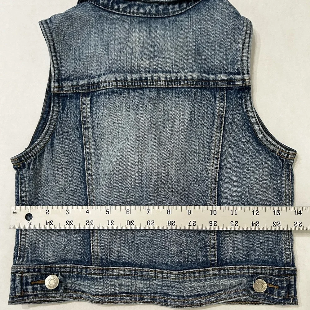Cherokee Vest Button Closure Size 7/8 - Picture 3 of 5